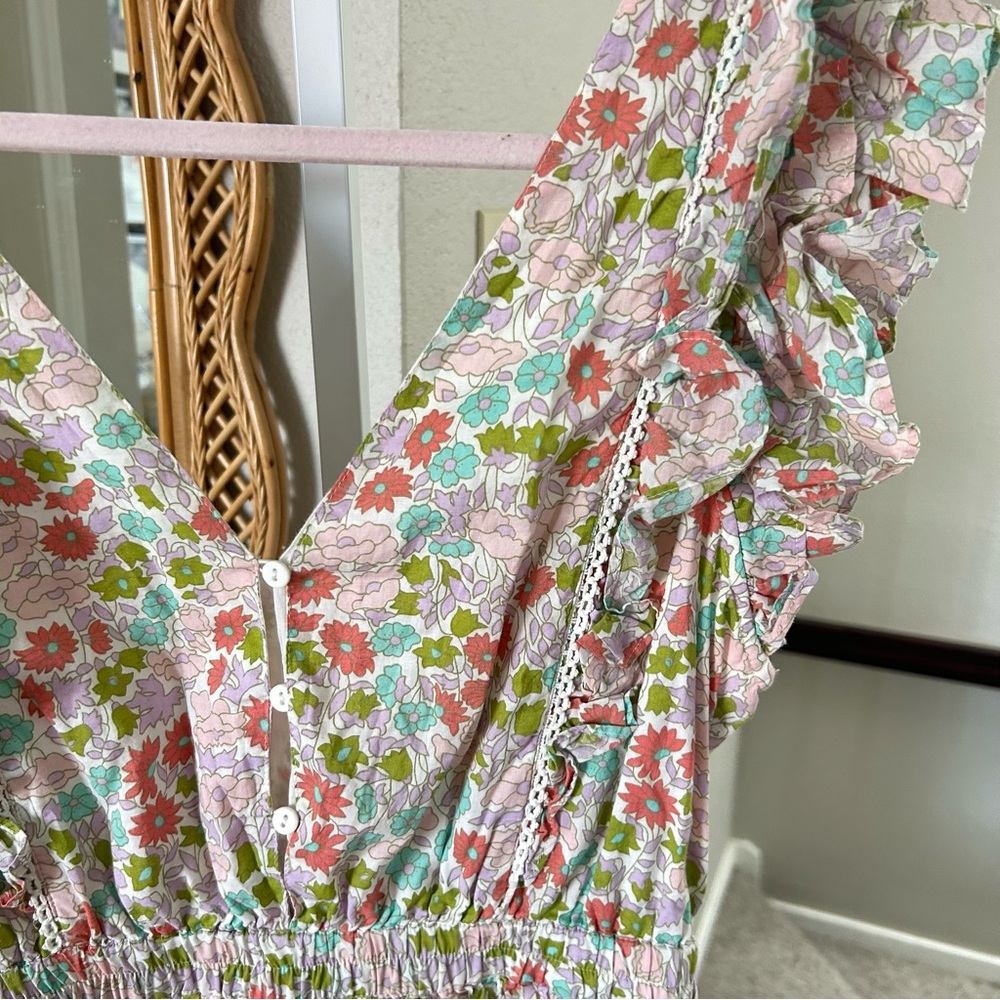 Anthropologie / LOVE THE LABEL Ines Tiered Ruffle Mini Dress - Picture 5 of 8